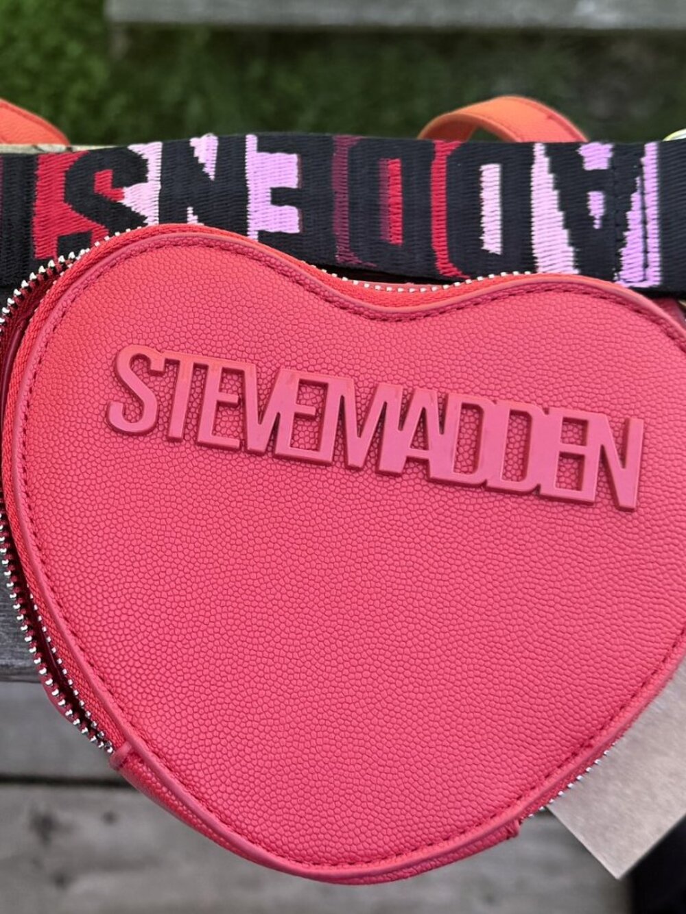 Steve Madden Red Heart Crossbody Bag NWT